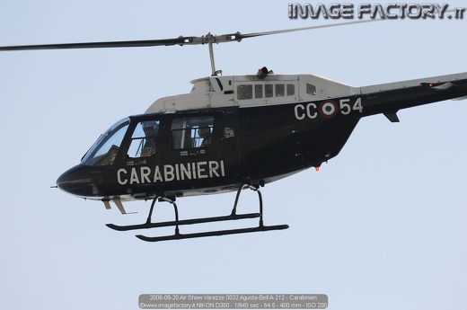 2008-09-20 Air Show Varazze 0032 Agusta-Bell A-212 - Carabinieri